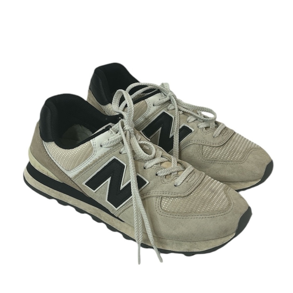 NEW BALANCE Men’s 574 Rugged Casual Sneakers from Finish Line Size 9.5 Beige